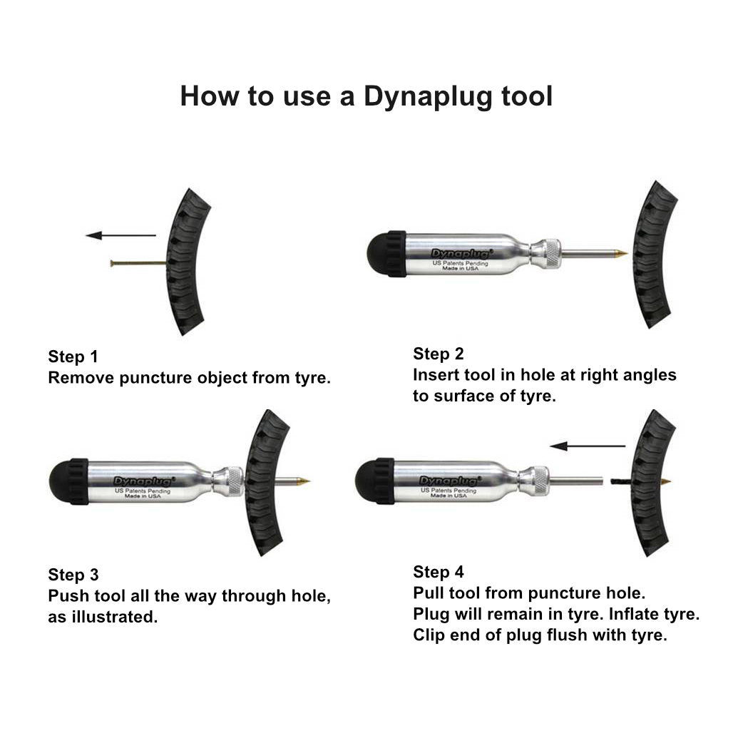 Dynaplug® Carbon Ultralite Tubeless Tyre Puncture Repair Kit