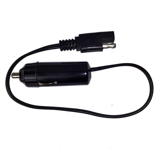 35 cm pigtail lead - cigarette lighter plug to SAE socket